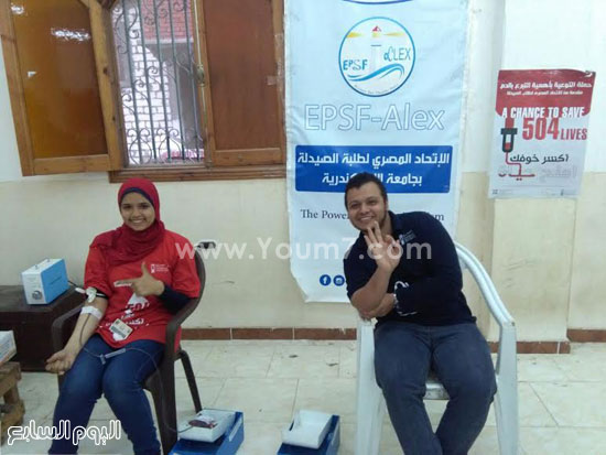 حملة التوعية لطلاب صيدلة الإسكندرية (4)