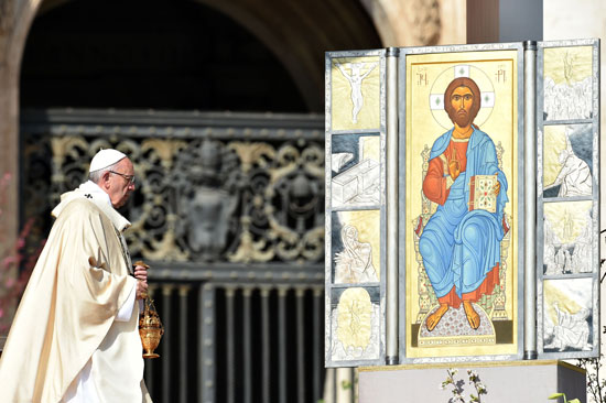 بابا الفاتيكان الارهاب تفجيرات بروكسيل (18)