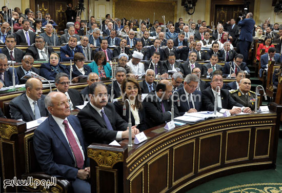 مجلس النواب حكومة شريف اسماعيل بيان الحكومة (24)