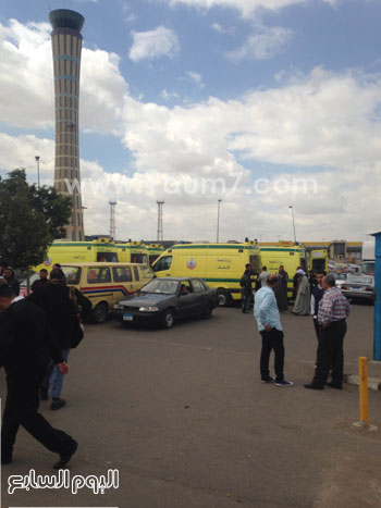 أهالى ضحايا حادث تصادم الأردن - مطار القاهرة (2)