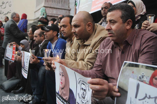 وقفة إحياء الذكرى الثانية للشهيدة الصحفية ميادة أشرف نقابة الصحفيين (11)