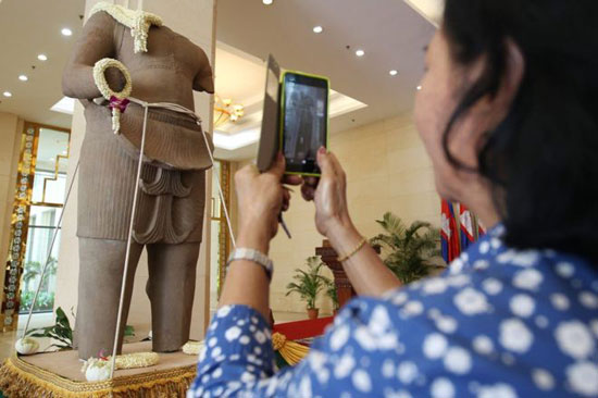 تمثال راما ، متحف بالولايات المتحدة ، بمدينة كمبوديا ، اخبار الثقافة ، اخبار الاثار (2)