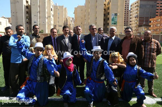  وزير الشباب يفتتح ملعب بمركز شباب طوسون بالإسكندرية (5)