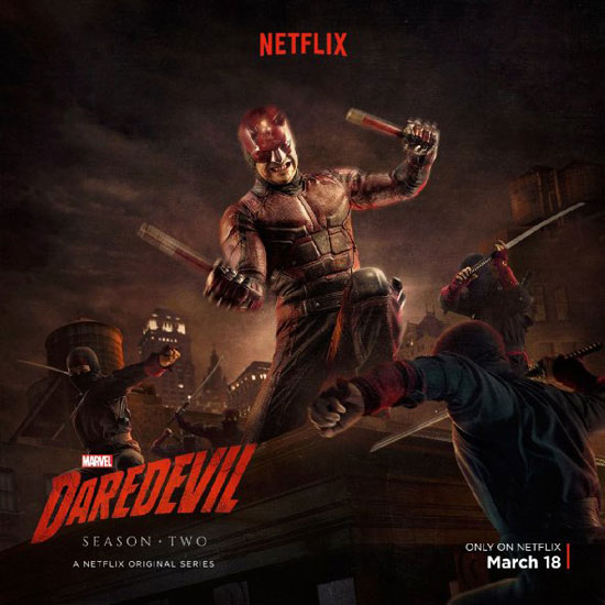 شبكة قنوات Netflix تعرض الموسم الثانى من مسلسل Daredevil (1)