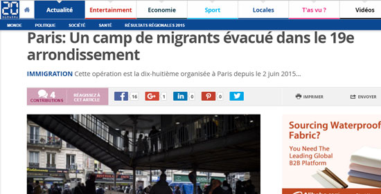 إخلاء مخيم لاجئين فى فرنسا ضمن خطة أمنية لحماية المنشآت الهامة (5)