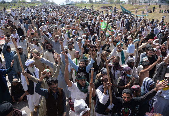 مظاهرات فى باكستان (2)