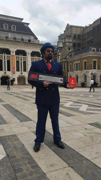 حكومة تميم، خالد الهيل، تكريم خالد الهيل، لندن (2)