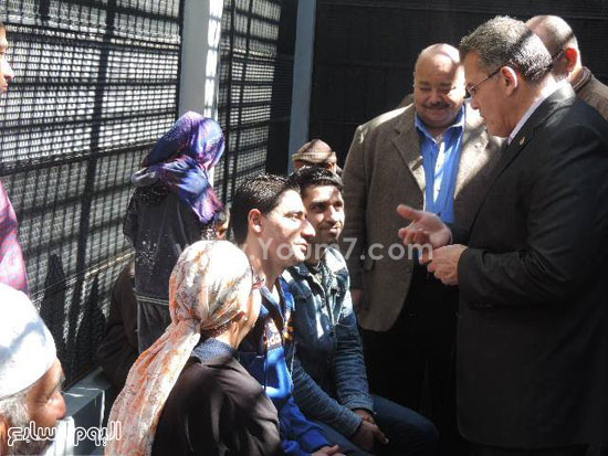 مدير أمن شمال سيناء يتفقد سجن العريش ويلتقى عددا من السجناء (6)