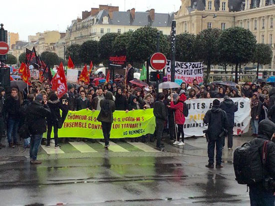 مظاهرات الطلاب فى فرنسا (2)