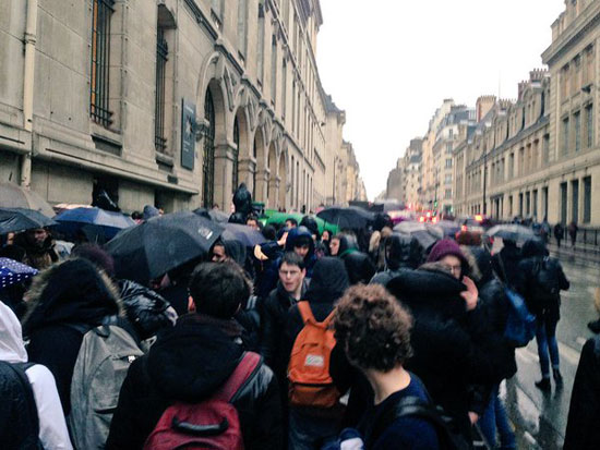 مظاهرات الطلاب فى فرنسا (3)