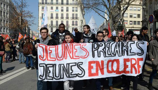 مظاهرات الطلاب فى فرنسا (4)