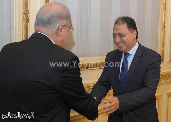 شريف اسماعيل يستقبل وزراء الصحة العرب (1)
