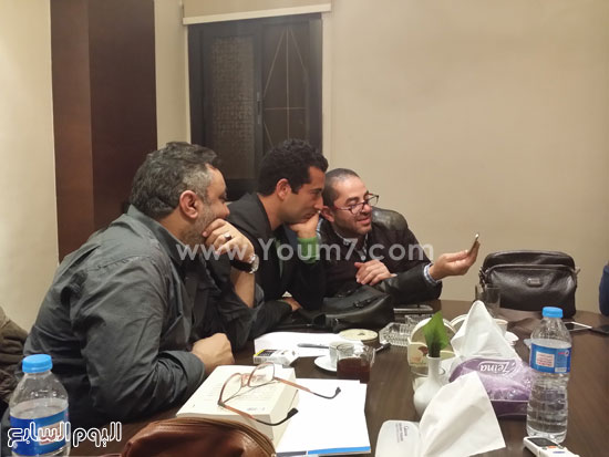 عمرو صحصاح مع صناع ولد فضة (2)