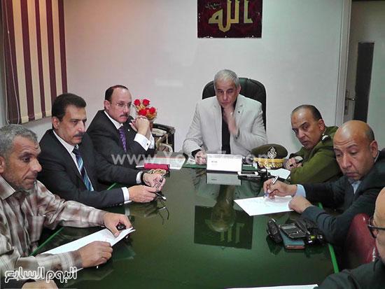 اجتماع اللواء السيد سعيد السكرتير العام لمحافظة الغربية (6)