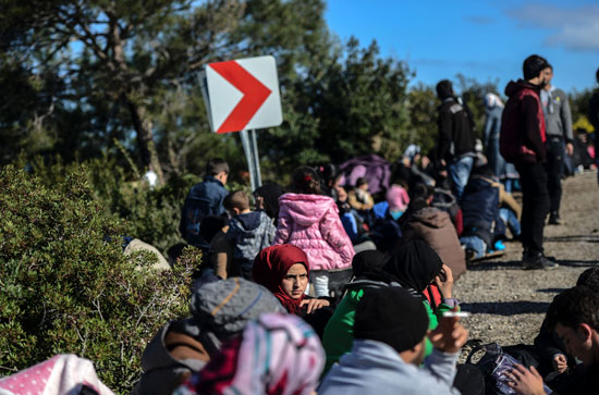 لاجئين-،-مهاجرين-،-جزيرة-ليسبوس-اليونانية-،-تركيا-،-اخبار-عالمية-،-صور--(7)