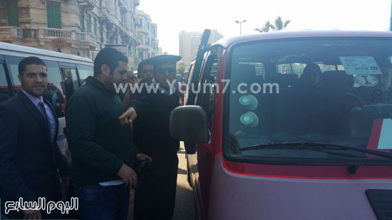 ازدحام بوسط الإسكندرية بسبب إضراب سائقى النقل العام  (1)