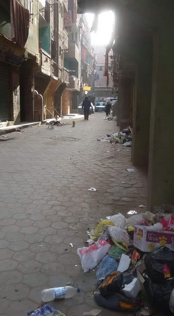 القمامة بشوارع شبرا الخيمة (1)