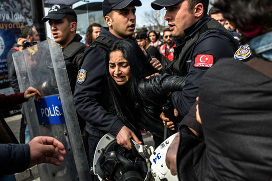 تركيا الشرطة التركية مظاهرات فى تركيا اخبار تركيا (1)