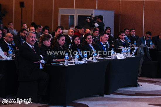 خالد حنفى وزير التموين مؤتمر الفرنشايز (3)