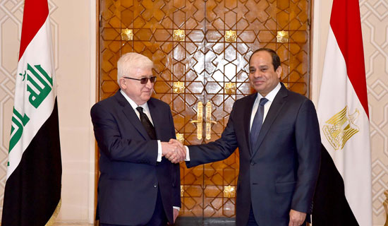 اخبار مصر العراق السيسي الاوضاع فى الشرق الاوسط لقاء السيسي مع رئيس العراق (2)