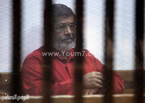 محاكمة محمد مرسى قضيه التخابر مع قطر (3)