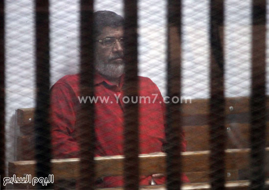 محاكمة محمد مرسى قضيه التخابر مع قطر (23)