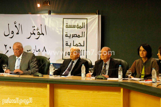 عمرو موسى  مؤتمر تدشين مؤسسه حمايه الدستور (1)