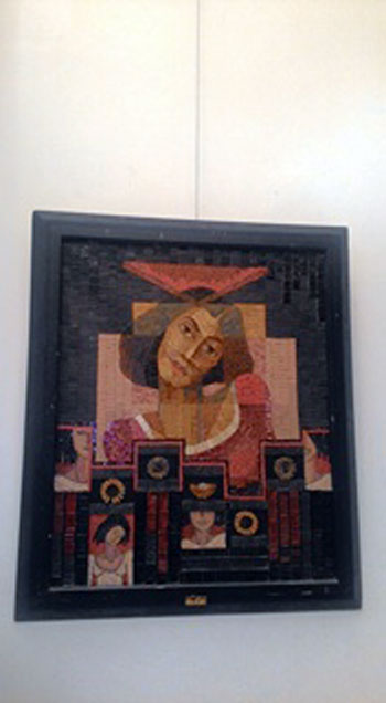 معرض فنى بجاليرى لمسات بعنوان مصرية بالموزايك (10)
