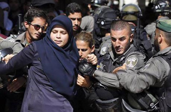 يوم المرأة العالمى ، فلسطينية ، سجزن الاحتلال ، اسرائيل (1)