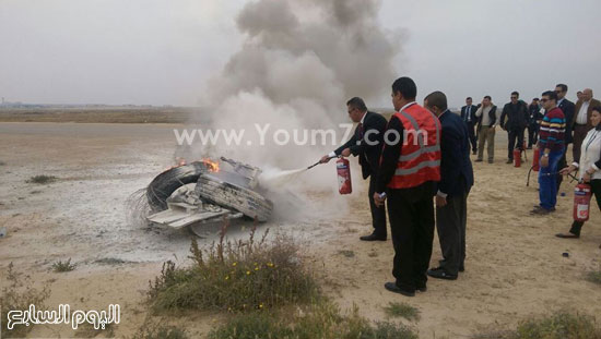 مطار برج العرب الدولى ينظم دورة تدريبية فى أعمال الحماية المدنية (2)