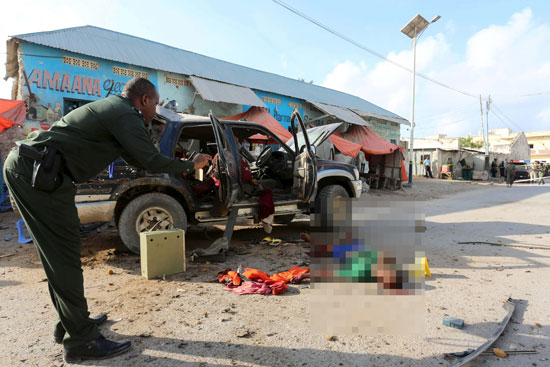 انفجار،الشرطة الصومالية،الصومال،مقديشو (1)