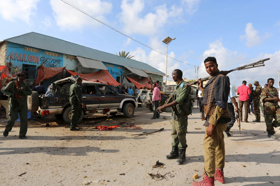 انفجار،الشرطة الصومالية،الصومال،مقديشو (3)