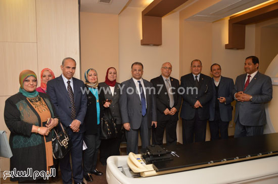 مجلس إدارة مؤسسة الأهرام خلال زيارته للجامعه (6)