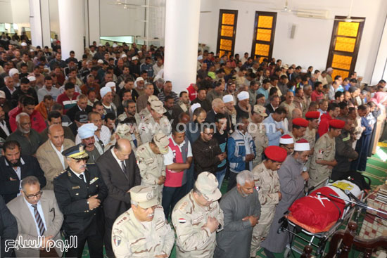 جنازة الشهيد المجند مصطفى عبد النبى (1)