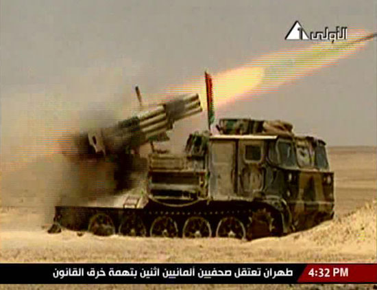 راجمة صواريخ مصرية من طراز صقر -اليوم السابع -4 -2015