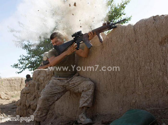 	جندى يتبادل إطلاق النار  -اليوم السابع -4 -2015