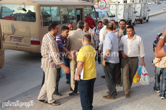  وصول المصريين إلى فندق بامصير -اليوم السابع -4 -2015