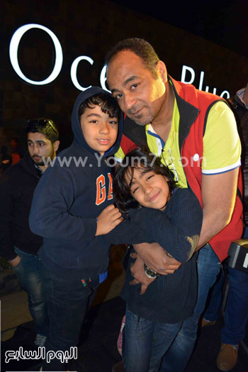 ياسر حسانين وأولاده -اليوم السابع -4 -2015