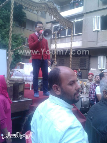 عمرو رمزى ينادى الجمهور  -اليوم السابع -4 -2015