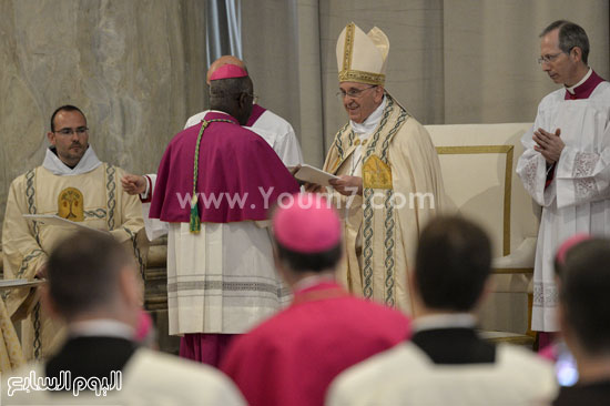 	بابا الفاتيكان بالكنيسة الرومانية -اليوم السابع -4 -2015