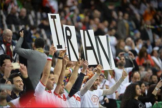 	جماهير إيران فى المدرجات-  اليوم السابع -4 -2015