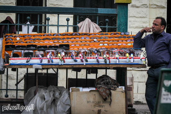 	بائع نظارات بالميدان دون رقابة -  اليوم السابع -4 -2015