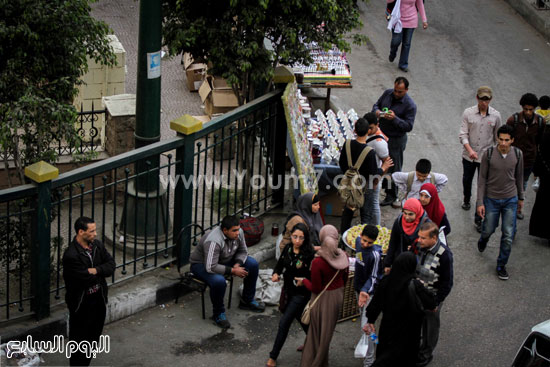 	بائعو الترمس والذرة سمة ميدان الجيزة -  اليوم السابع -4 -2015