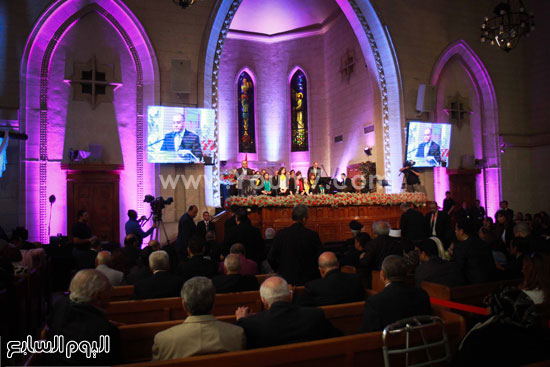  كنيسة قصر الدوبارة تحتفل بعيد القيامة المجيد -اليوم السابع -4 -2015