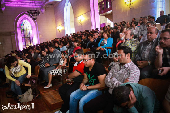  مشاركة نسائية وشبابية باحتفالية كنيسة قصر الدوبارة -اليوم السابع -4 -2015