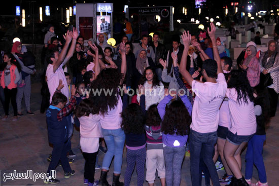 الجمهور يرقص على أغنيات نجوم ستار أكاديمى -اليوم السابع -4 -2015