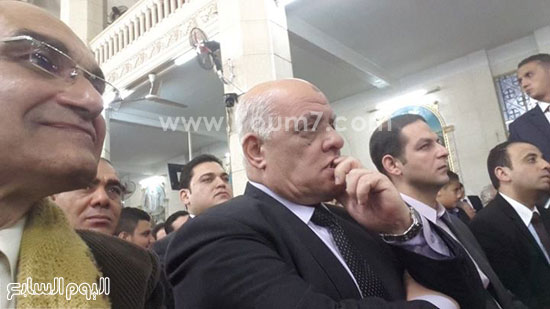  جلال شلبى نقيب المحامين والرائد رامى الشيخ يقدمون التهانى -اليوم السابع -4 -2015