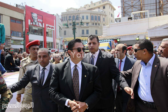 	وزير التموين ومحافظ الإسكندرية -اليوم السابع -4 -2015