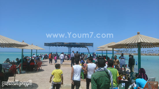 جو أسرى ممتع على شواطئ البحر الأحمر فى شم النسيم -اليوم السابع -4 -2015