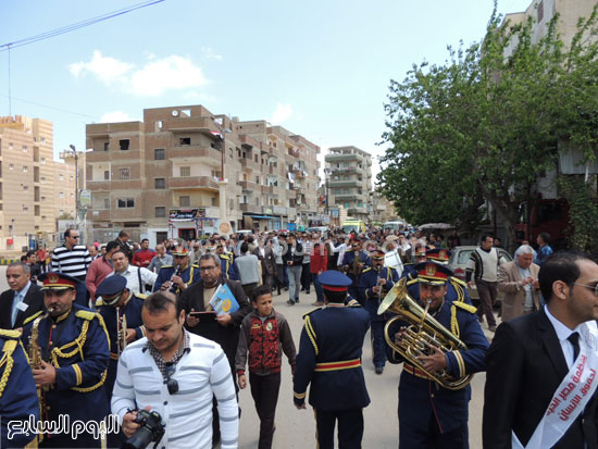 مسيرة المحافظ -اليوم السابع -4 -2015